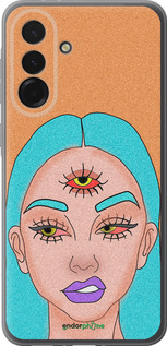 Силиконовый чехол Девушка рисунок для Samsung Galaxy A36 - 4576u-3836 изображение 