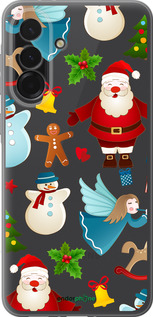 Силіконовий чехол Новорічний 1 для Samsung Galaxy A36 - 4614u-3836 изображение 