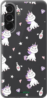Силиконовый чехол Единорожка v2 для Samsung Galaxy A36 - 4703u-3836 изображение 