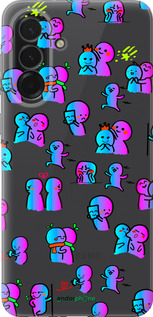 Силиконовый чехол Эмоции для Samsung Galaxy A36 - 4736u-3836 изображение 