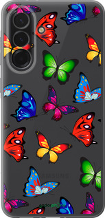 Силіконовий чехол Барвисті метелики для Samsung Galaxy A36 - 4761u-3836 изображение 