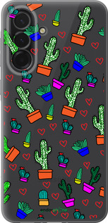 Силиконовый чехол Кактусы 4 для Samsung Galaxy A36 - 4856u-3836 изображение 