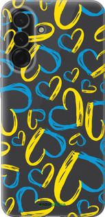 Силіконовий чехол Серця UA  для Samsung Galaxy A36 - 5292u-3836 изображение 