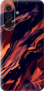 Силіконовий чехол Чорно-помаранчева абстракція для Samsung Galaxy A36 - 5340u-3836 изображение 