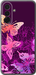 Силиконовый чехол Бабочки v2 для Samsung Galaxy A36 - 5475u-3836 изображение 