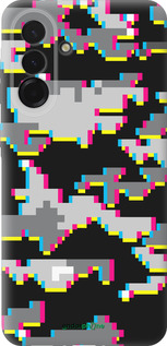 Силиконовый чехол Пиксельный камуфляж для Samsung Galaxy A36 - 5481u-3836 изображение 