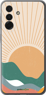 Силиконовый чехол Горы и солнце v2 для Samsung Galaxy A36 - 5488u-3836 изображение 