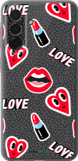 Силиконовый чехол Стикеры v3 для Samsung Galaxy A36 - 5502u-3836 изображение 