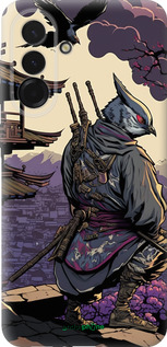 Силиконовый чехол Птица воин для Samsung Galaxy A36 - 5587u-3836 изображение 