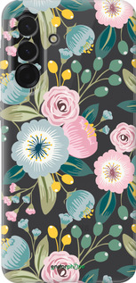 Силиконовый чехол Цветочные обои v2 для Samsung Galaxy A36 - 5602u-3836 изображение 