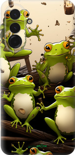 Силиконовый чехол Жабки для Samsung Galaxy A36 - 5656u-3836 изображение 