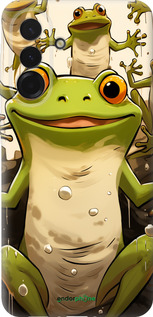 Силиконовый чехол Веселая жаба для Samsung Galaxy A36 - 5658u-3836 изображение 