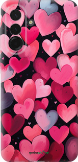 Силиконовый чехол Сердечки 4 для Samsung Galaxy A36 - 5662u-3836 изображение 