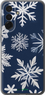 Силиконовый чехол Снежинки для Samsung Galaxy A36 - 5821u-3836 изображение 
