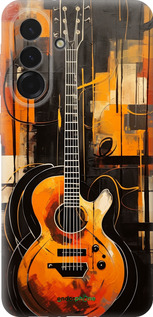 Силиконовый чехол Чехол для телефона Оранжевая Гитара для Samsung Galaxy A36 - 5934u-3836 изображение 