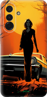 Силиконовый чехол Чехол для телефона Девушка возле автомобиля для Samsung Galaxy A36 - 5946u-3836 изображение 