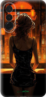 Силиконовый чехол Чехол для телефона Девушка в баре для Samsung Galaxy A36 - 5947u-3836 изображение 