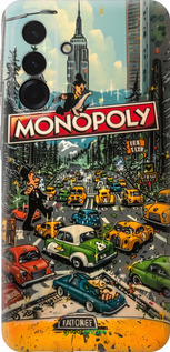 Силиконовый чехол Городской драйв Monopoly для Samsung Galaxy A36 - 6088u-3836 изображение 