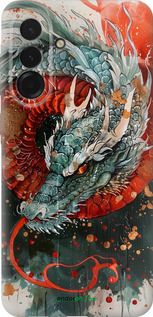 Силиконовый чехол Стихия огня для Samsung Galaxy A36 - 6101u-3836 изображение 