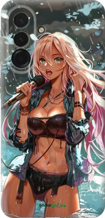 Силиконовый чехол Аниме-звезда под водопадом для Samsung Galaxy A36 - 6121u-3836 изображение 