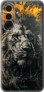 Силіконовий чехол Лев у золотих фарбах для Samsung Galaxy A36 - 6155u-3836 изображение 