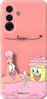 Силиконовый чехол Спанч Боб для Samsung Galaxy A36 - 6282u-3836 изображение 