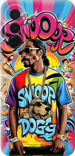 Силиконовый чехол Снуп дог для Samsung Galaxy A36 - 6348u-3836 изображение 