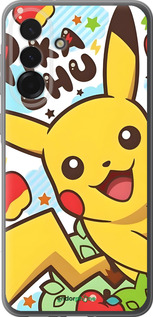 Силіконовий чехол Пикачу 2 для Samsung Galaxy A36 - 6391u-3836 изображение 