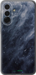 Силиконовый чехол Голубые облака, Голубая луна для Samsung Galaxy A36 - 6398u-3836 изображение 