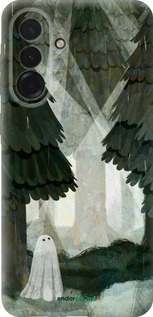Силиконовый чехол С изображением соснового леса и привидения для Samsung Galaxy A36 - 6420u-3836 изображение 