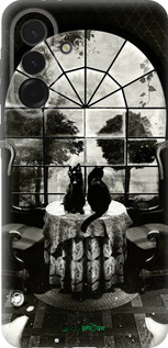 Силиконовый чехол Череп и коты для Samsung Galaxy A36 - 6432u-3836 изображение 