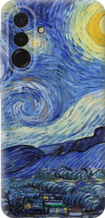 Силиконовый чехол «Звездная ночь» Винсента Ван Гога для Samsung Galaxy A36 - 6433u-3836 изображение 
