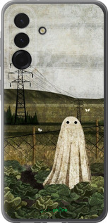 Силиконовый чехол Иллюстрация призрак в капусте для Samsung Galaxy A36 - 6440u-3836 изображение 