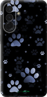 Силиконовый чехол С синими отпечатками лап для Samsung Galaxy A36 - 6441u-3836 изображение 