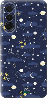 Силіконовий чехол Астрономічний візерунок для Samsung Galaxy A36 - 6446u-3836 изображение 