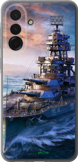 Силиконовый чехол Военный корабль, world of tanks, wargaming для Samsung Galaxy A36 - 6461u-3836 изображение 