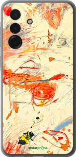 Силиконовый чехол Динамичная картина с хаотичными мазками для Samsung Galaxy A36 - 6540u-3836 изображение 