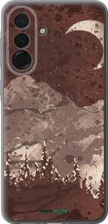 Силиконовый чехол С изображением лунного пейзажа в ночном лесу для Samsung Galaxy A36 - 6546u-3836 изображение 