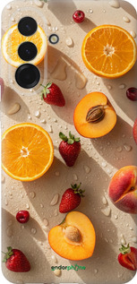 Силиконовый чехол Фрукты 3 для Samsung Galaxy A36 - 6703u-3836 изображение 