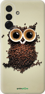 Силиконовый чехол Сова из кофе для Samsung Galaxy A36 - 777u-3836 изображение 