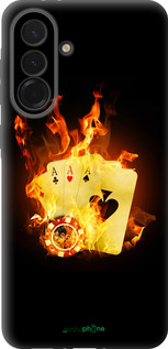 Силиконовый чехол Горящие карты для Samsung Galaxy A36 - 839u-3836 изображение 