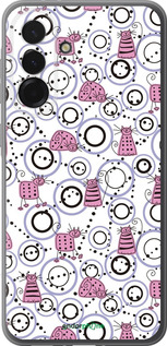 Силіконовий чехол Кумедні коти для Samsung Galaxy A36 - 907u-3836 изображение 