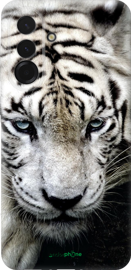 Силиконовый чехол Грустный белый тигр для Samsung Galaxy A36 - 106u-3836 изображение 