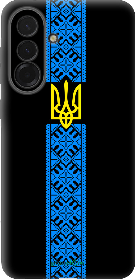 Силиконовый чехол Тризуб в вышиванке для Samsung Galaxy A36 - 1158u-3836 изображение 