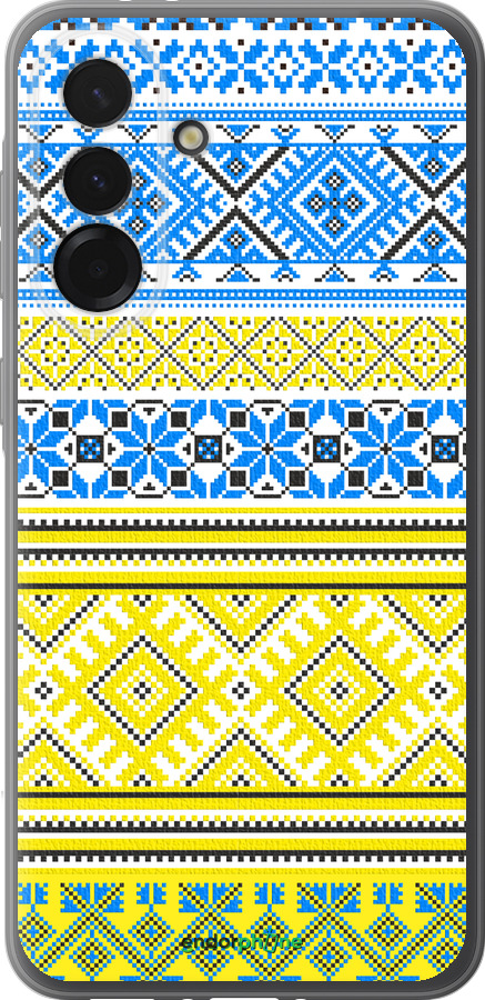 Силиконовый чехол Вышиванка 40 для Samsung Galaxy A36 - 1174u-3836 изображение 