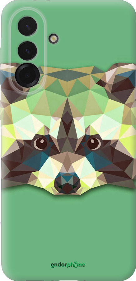 Силиконовый чехол Енот для Samsung Galaxy A36 - 1217u-3836 изображение 