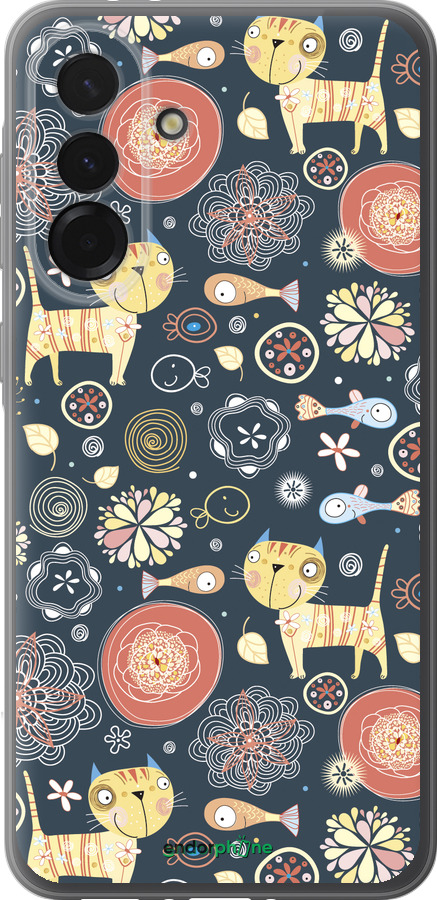 Силиконовый чехол Котята v4 для Samsung Galaxy A36 - 1224u-3836 изображение 