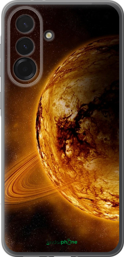 Силіконовий чехол Жовтий Сатурн для Samsung Galaxy A36 - 170u-3836 изображение 