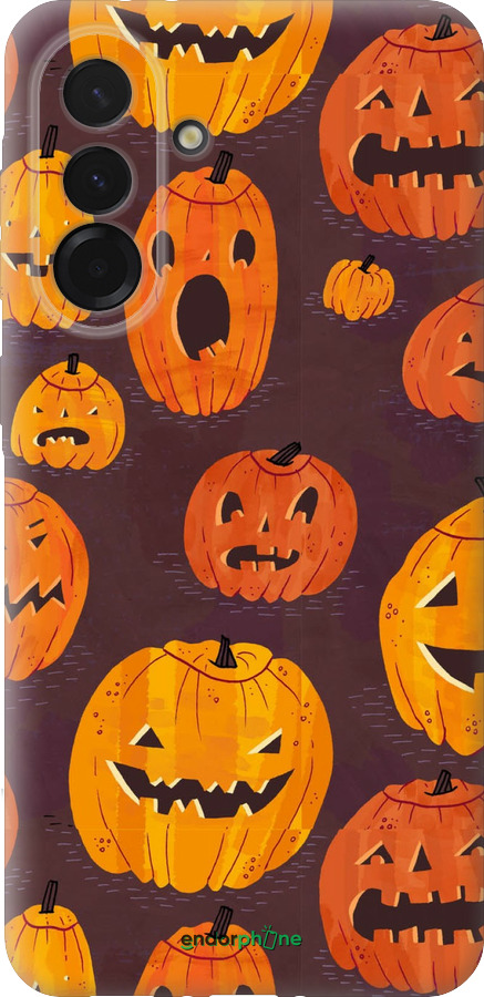 Силіконовий чехол Гарбузи на Хелловін для Samsung Galaxy A36 - 233u-3836 изображение 