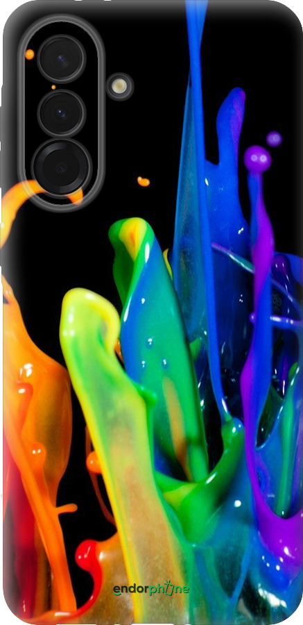 Силиконовый чехол брызги краски для Samsung Galaxy A36 - 3957u-3836 изображение 